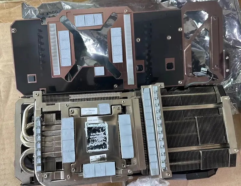 Original Radiator Cooler for ASUS TUF RTX3090 RTX3080 Graphics Video Card with Backplate