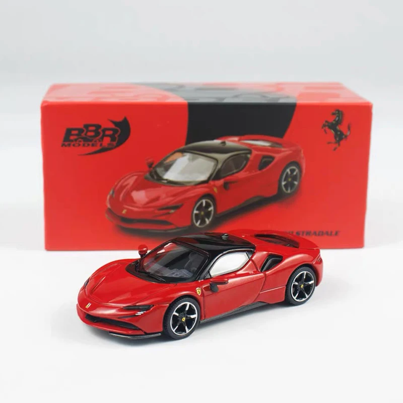 

BBR Ferrari SF90 1:64 Rosso Corsa Diecast Diorama Car Model Collection Toy