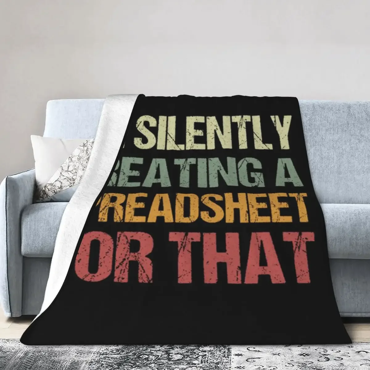 I M Silently Creating A Spreadsheet For That Funny Accountant An Ultra-Soft Micro Fleece Blanket