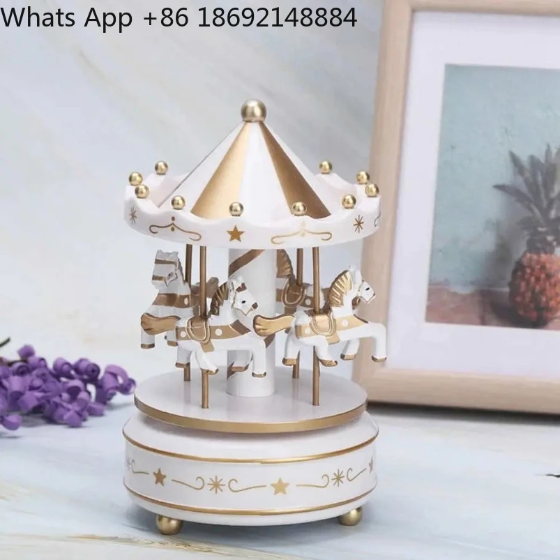

Carousel Music Box Ferris Wheel Cake Decoration Accessories