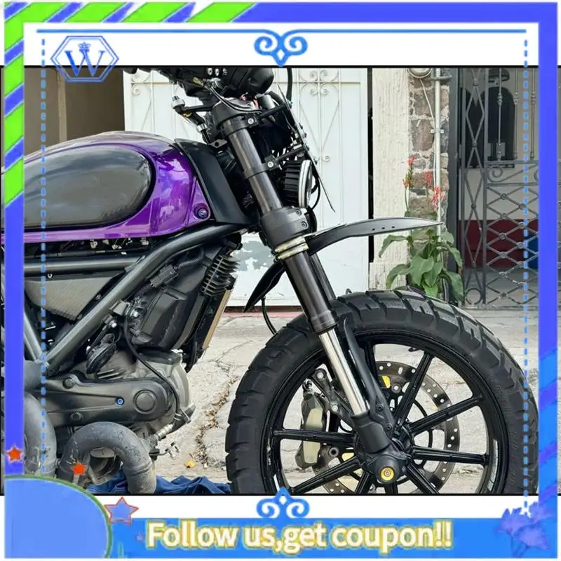 M46K-Motorcycle Front Mudguard For Ducati Scrambler 400 Sixty2 Scrambler400 Scrambler 800 2016-2023 Fender
