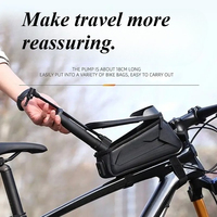 Bicycle Pump 80 PSI Bike Manual Air Pump Balloon Tire Inflator Schrader Valve Floor Pump Cycling Accesories
