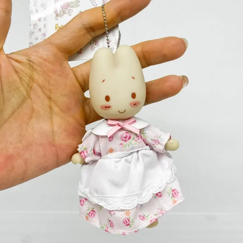 Sanrio Marroncream Jasmine Śliczne Breloczki Zwierzątka Królik Figurka Akcji Kawaii Marroncream Lalka Zawieszki Zabawki Kolekcjonerskie Dekoracja