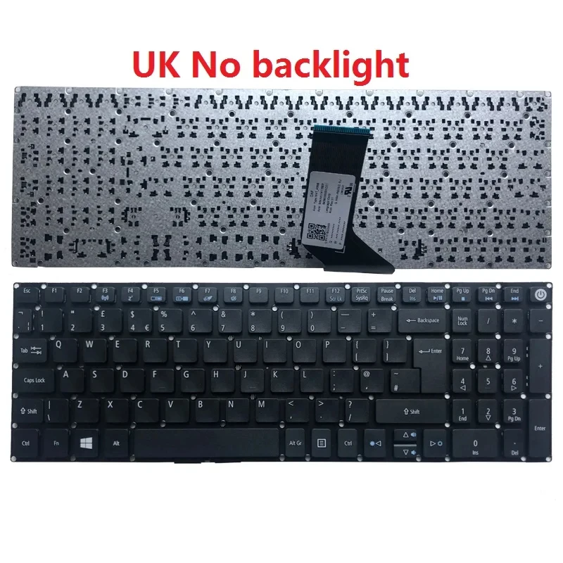 F+ Russian/US/UK/Spanish/Latin/German Laptop Keyboard For Acer Aspire E15 E5-573 E5-573T E5-573TG E5-573G E5-722 E5-772G E5-774