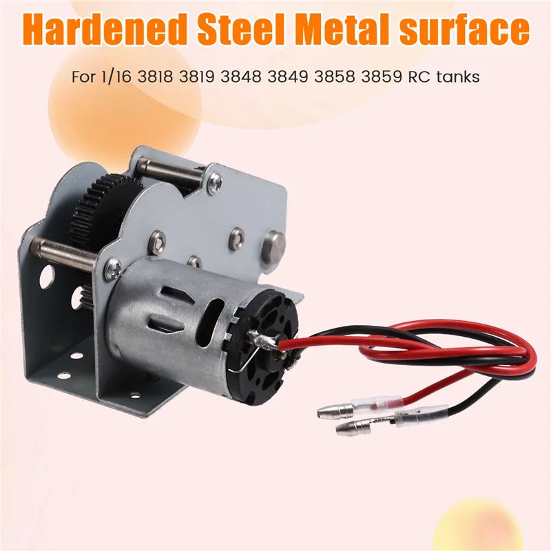 フルメタルスチールギアボックス 1/16 RC タンク用 3818 タイガー I 3819 ドイツパンサー 3848 パンツァー III L 3849 3858 3859