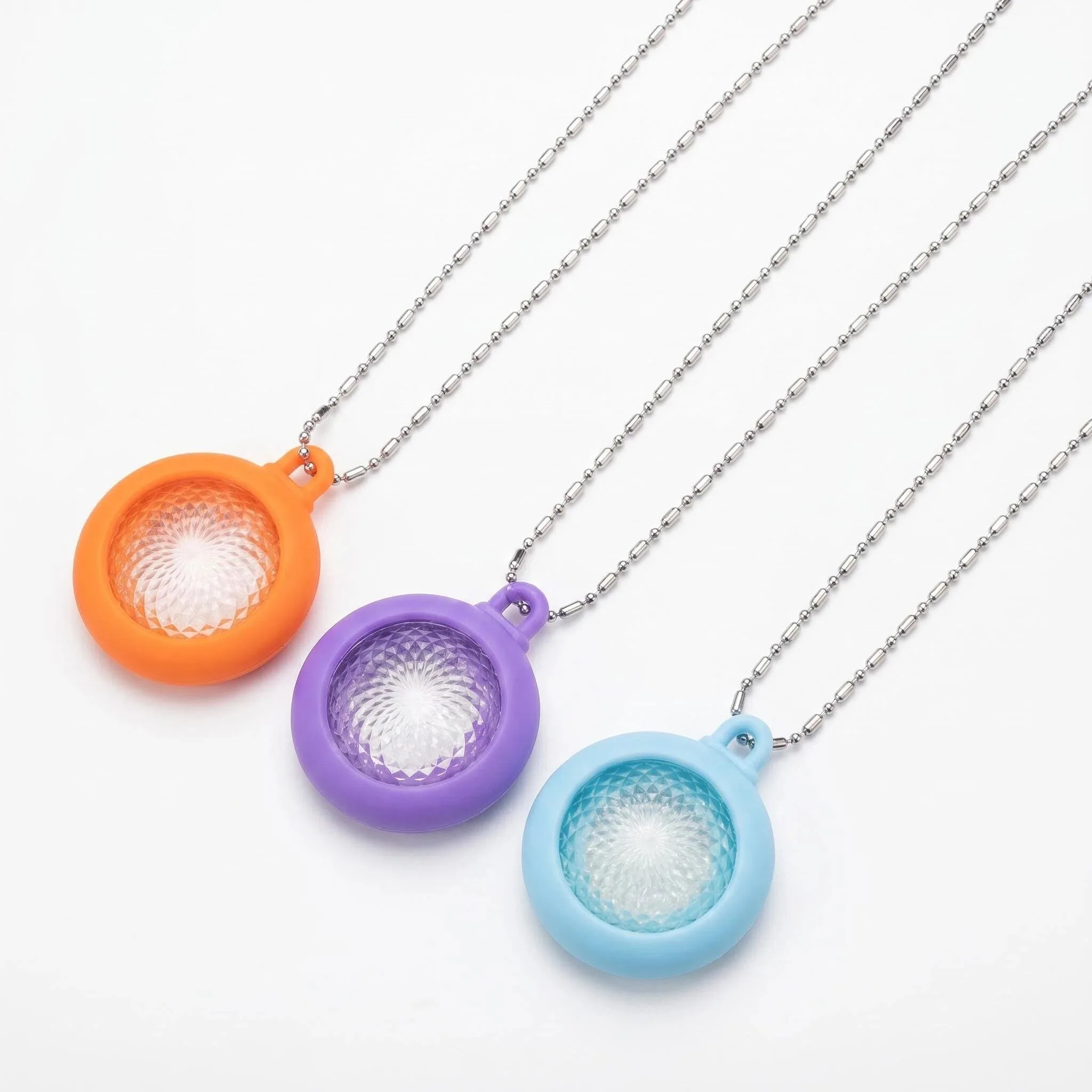 Colorful 4000CC High Ion Energy Plate Pendant Necklace Fashion Men Women Trendy Jewelry Accessories