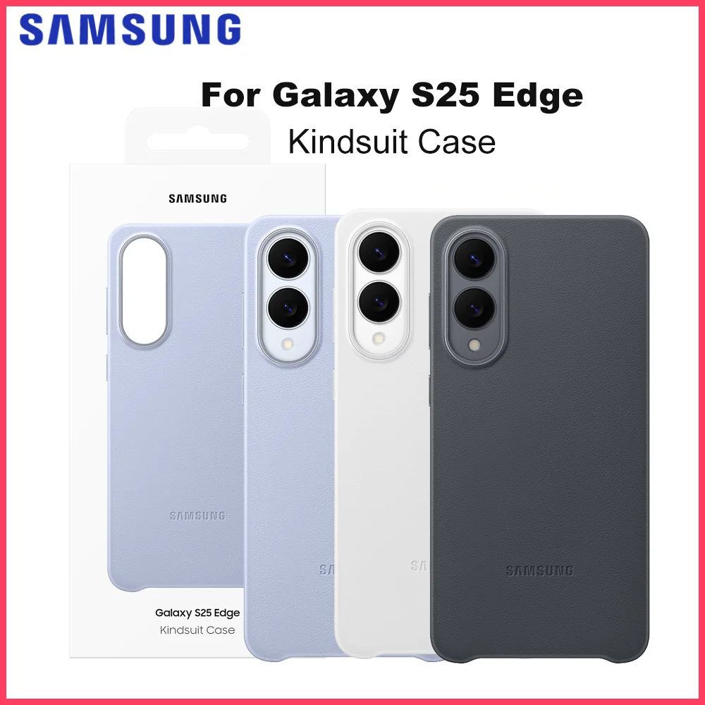 

Оригинальный чехол для Samsung Galaxy S25 Edge Kindsuit для Galaxy S25 Edge в кожаном виде, высококачественный кожаный чехол EF-VS937