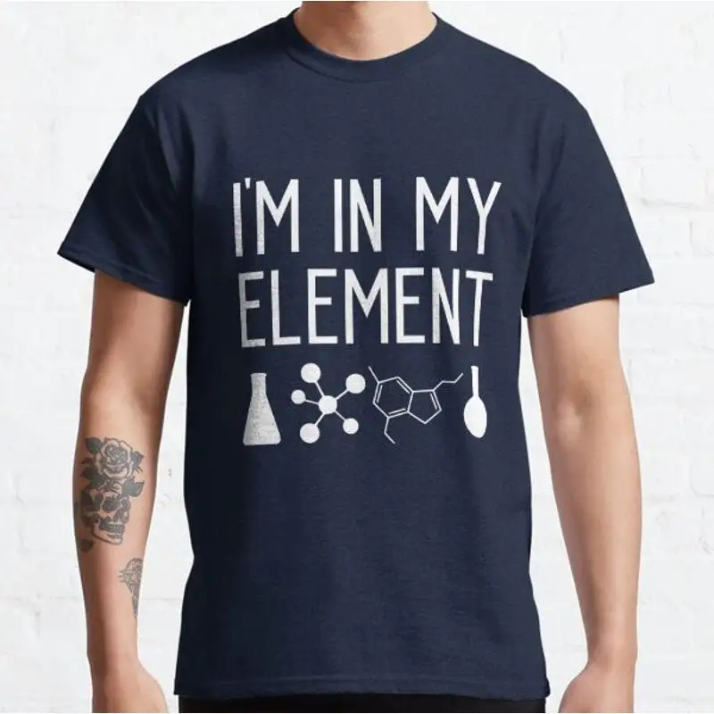 Chemist slogan funny chemistry teacher gift Classic T shirt_pa2_18