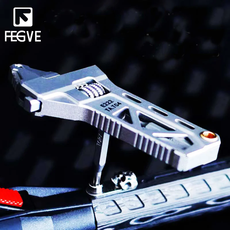 FEGVE Wrenches Titanium Alloy Multitool Bits Tactical Accessories Camping Equipment EDC Survival Hunting Outdoor Tools