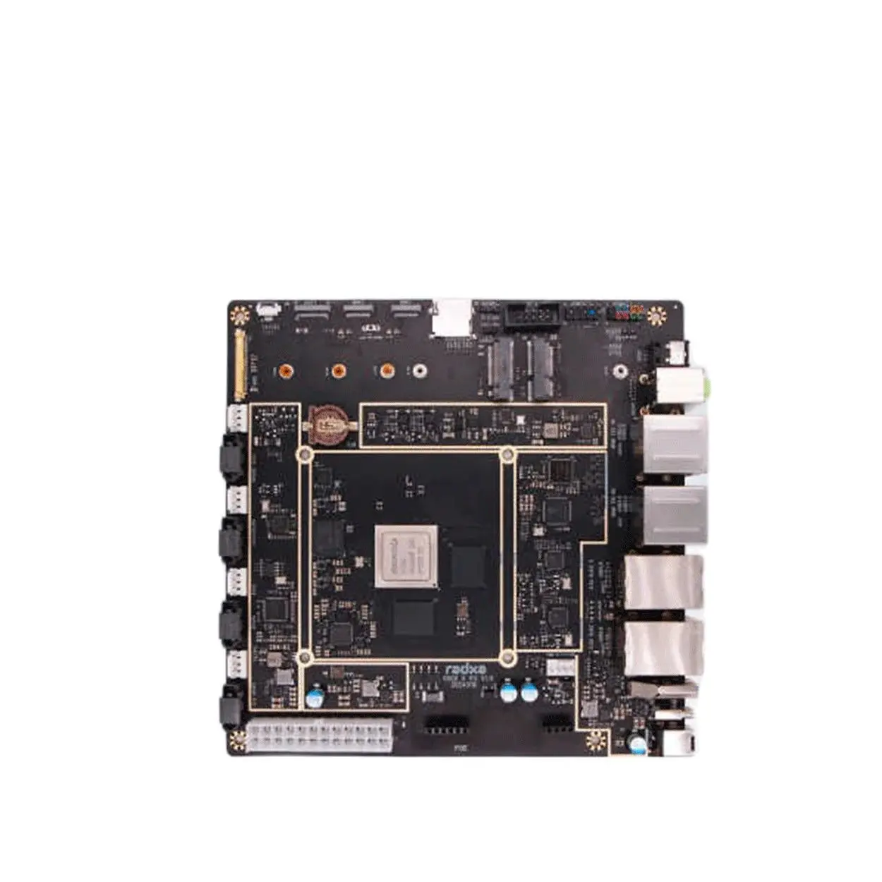 Imagem -02 - Placa de Desenvolvimento Radxa Cpu 8k Radxa Rk3588 Mini Itx Rock5 Core