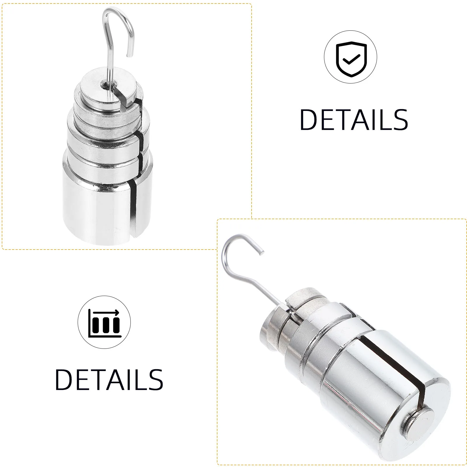 

Metal Slotted Mass Hanger for Weighing Slotted Mass With Hanger Scale Calibration Lab Experiment Teaching Instrument