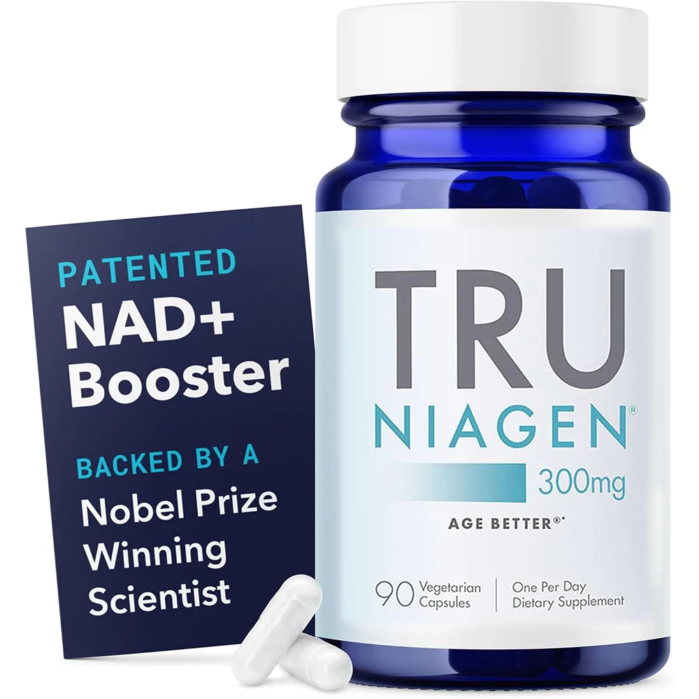 

TRU NAD Booster Supplement for Men & Women, NAD 300mg Supplement for Anti Aging and Cell Regeneration | Supports Cellular Energy