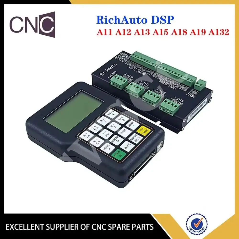 RichAuto DSP Offline A11 A12 A13 A15 A18 A19 A132 3-axis 4-axis handheld CNC motion control system controller supports G code