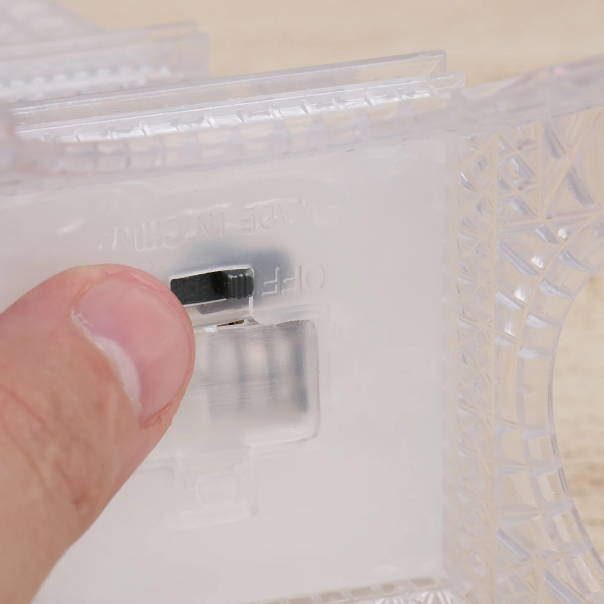 

2 Pcs Night Light Tower Party Lamp Decoration Multicolor Desk Decorations Led Eiffel Nightlight Baby