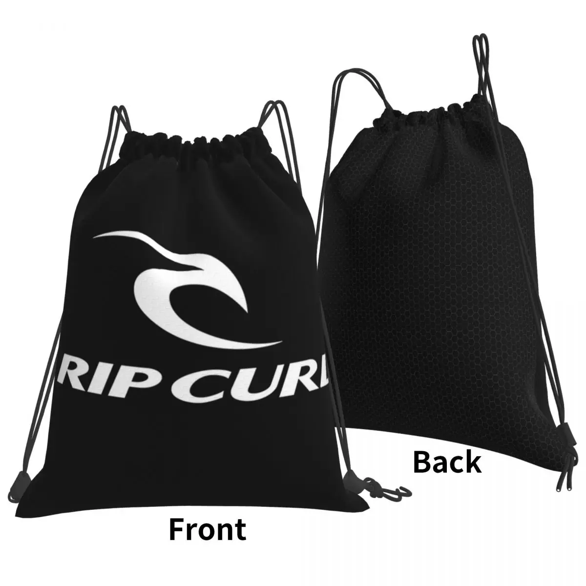 Rip curl logotipo mochilas multi-função portátil sacos de cordão saco de armazenamento sacos de livro para viagens escola