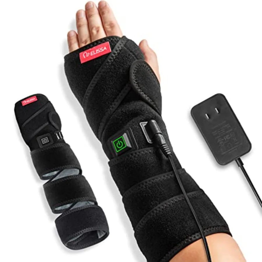 Shoulders Hand Arm Heating Pad for Pain Relief, Large Heat Areas for Joints Pain Soreness, Heated Wrap for Wrist Ankle Elbow Kn