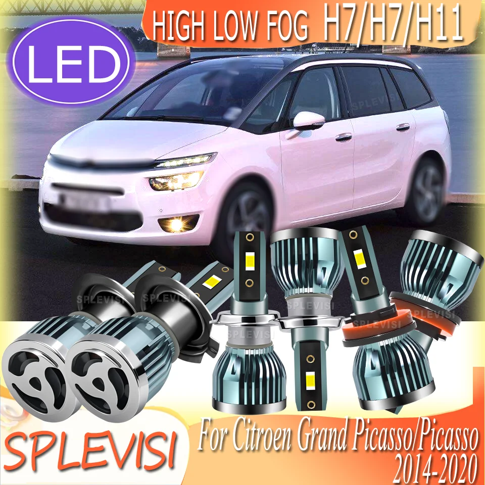 

Brighter and More Energy-Efficient LED Headlight foglight For Citroen Grand Picasso/Picasso 2014-2020 2015 2016 2017 2018 2019