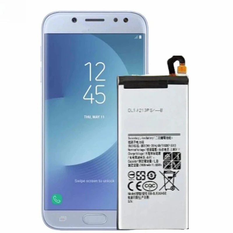 Brand New High Quality EB-BJ530ABE 3.85V 3000mAh Phone Battery For Samsung Galaxy J5 Pro 2017 J530 SM-J530K SM-J530F SM-J530Y