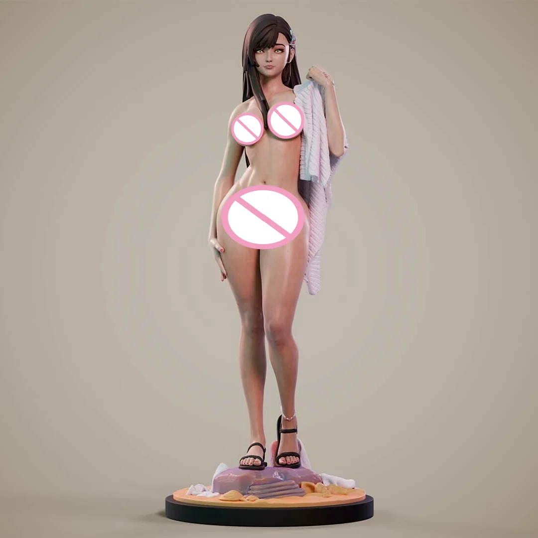 1/24 스케일 80mm 높이 레진 피규어 여름 여자친구 시리즈 풀 부티크 한정판 Nsfw 조립 모델 키트 도색되지 않은 1252