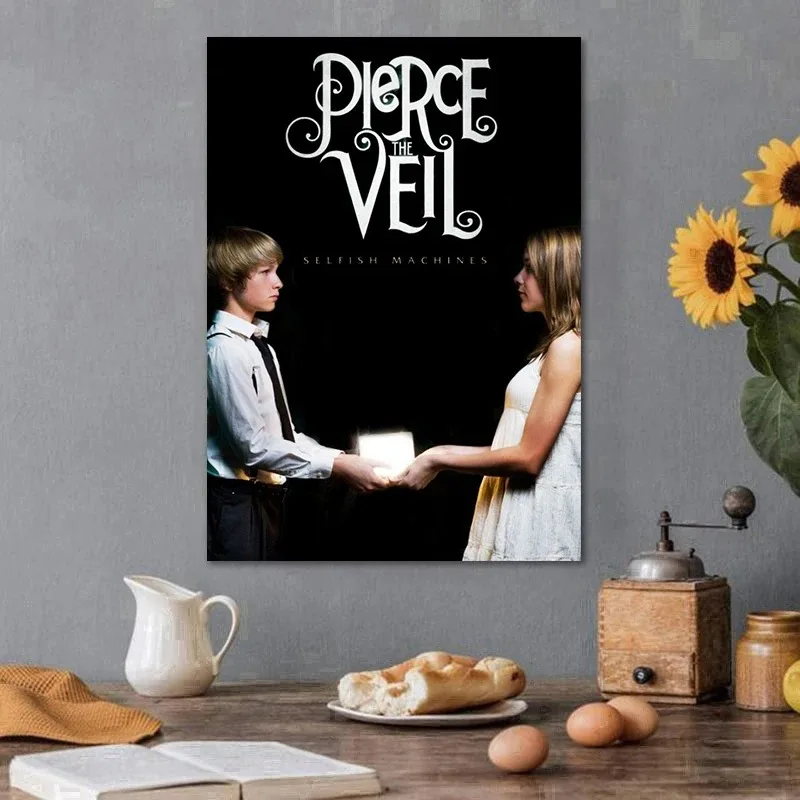 Pierce The Veil Band Posters and Prints Canvas Painting Music Wall Art  for Room Club Home Decor Fans Gift