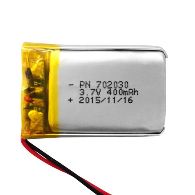 buy more will cheap  702030-400mah led clapping lamp battery wireless camera special lithium battery toy lead audio headset d