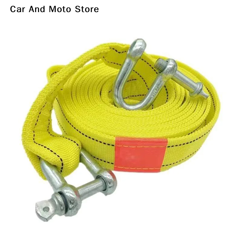 【CMO】4/5 Meter Tow Rope For Truck Snatch Strap Off-road Towing Ropes Trailer Winch Cable Belt Car Traction