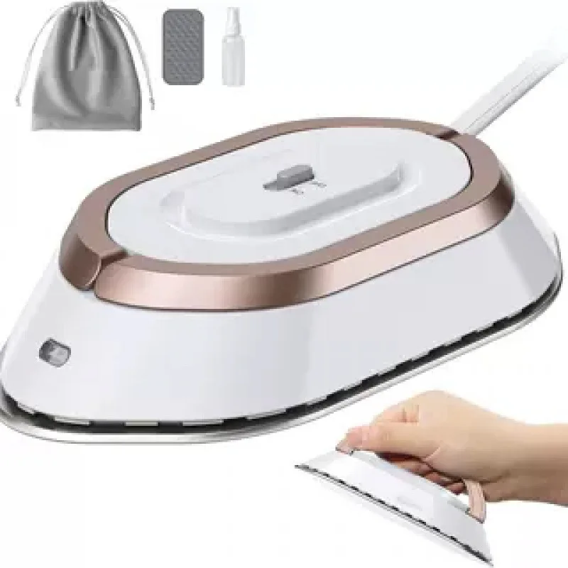 

Mini Handheld Travel Iron 120V/220V Lightweight Dry Iron 30S Heat Press Machine Non-steam Clothes Irons For Home and Travel