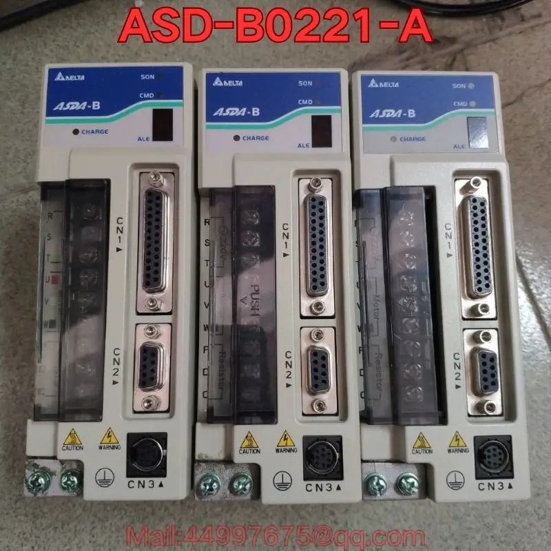 

Second-hand ASD-B0221-A servo drive function test is normal