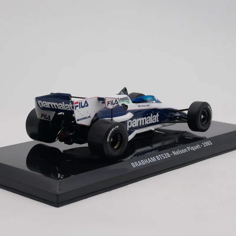 Ixo 1:24 Scale Diecast Alloy BRABHAM BT52B Nelson Piquet 1983 Racing Toy Cars Model Classics Adult Gifts Souvenir Static Display