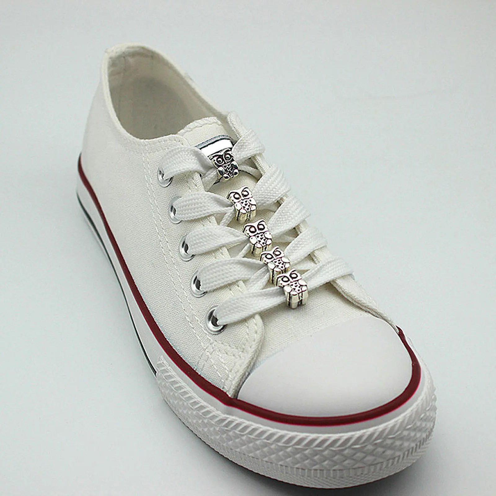 24 pezzi di scarpe in lega eleganti decorazioni gufo durevoli accessori fai da te ciondoli per lacci decorazioni per scarpe da donna