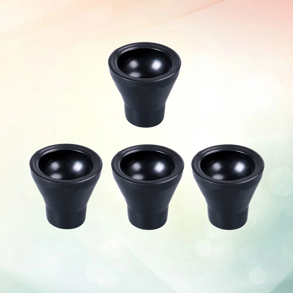 

4pcs Rubber Ball Pick-Up for Putter Grip (Black) Bubber ball pick up putter grip pick-up ball pick up rubber