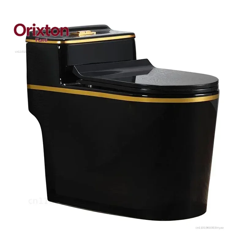 z Bathroom luxury modern sanitary ware water closet commode ceramic color one piece wc toilet black gold toilet bowl