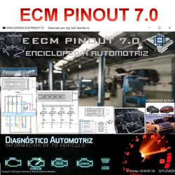 ECM PINOUT 7,0 автомобильное программное обеспечение, диаграммы проводки, Автономная база данных, электронные предохранители Pcm Ecu Bcm платы иммобилайзеры, инструменты для ремонта DIAG