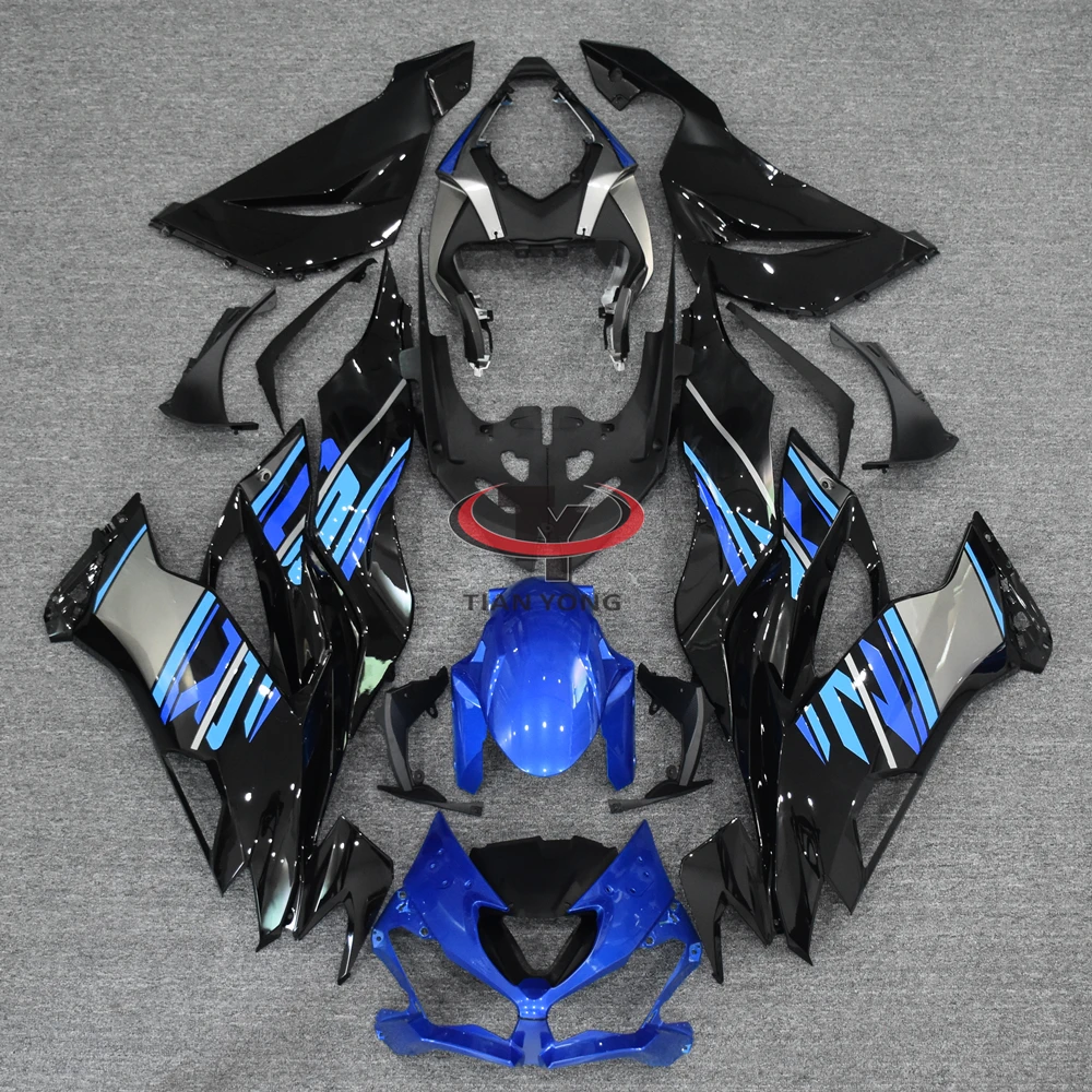 

Bright blue black decal craftsmanship Motorcycle For Kawasaki ZX6R 2019-2023 636 ZX 6R 19-23 Full Fairing Kit Bodywork Cowling