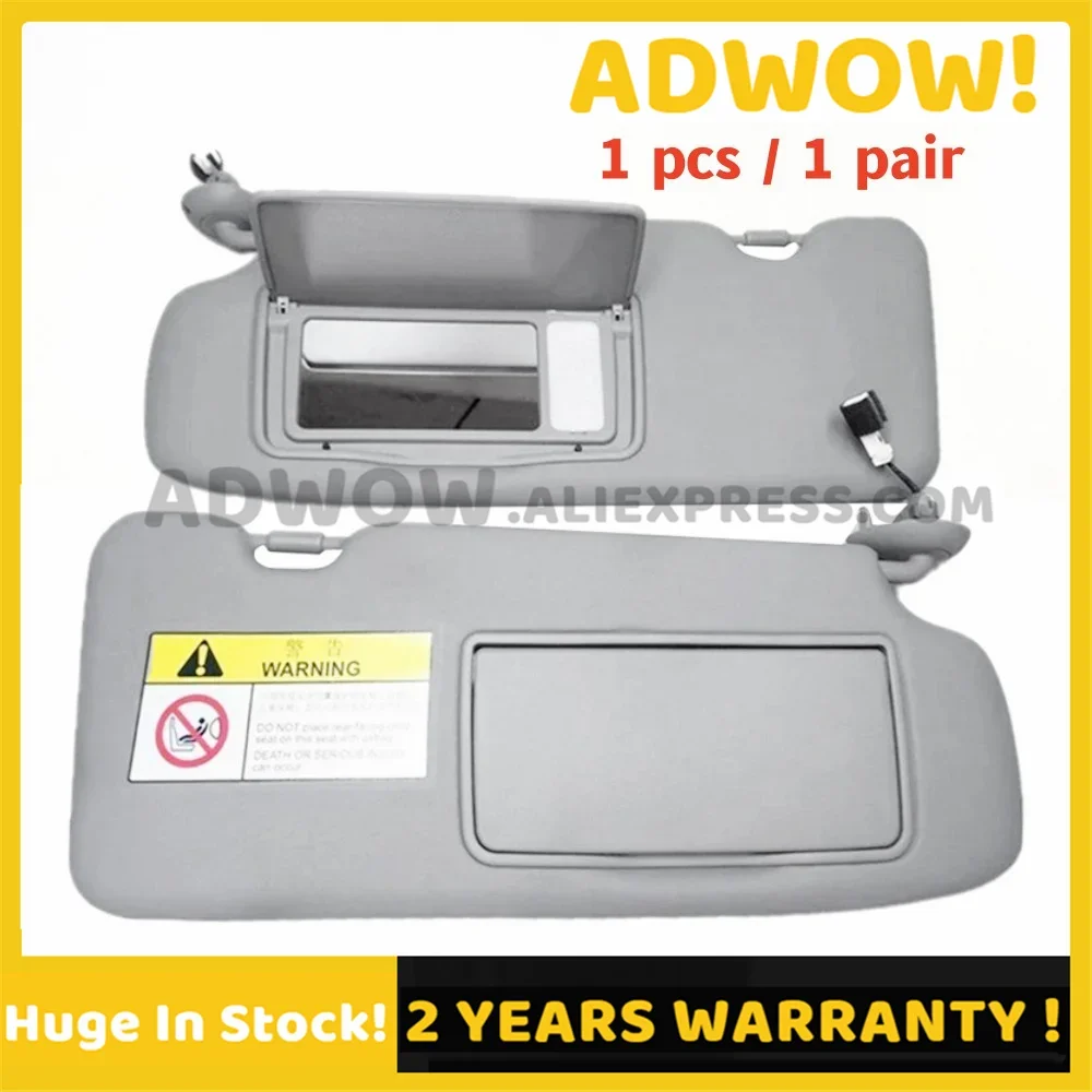 

New 83230-TLY-H11ZA 83280-TLY-H11ZA Front Left Sun Visor Shade W/Mirror Light for Honda CRV CR-V 2017-2021 Car Sunshade Cover