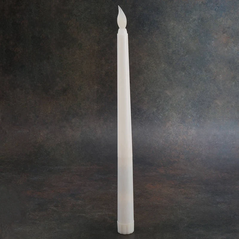 24Pcs LED Taper Candle For Dinner, Flickering Flameless Tapered Battery Operated Table Settings Weddings Birthday