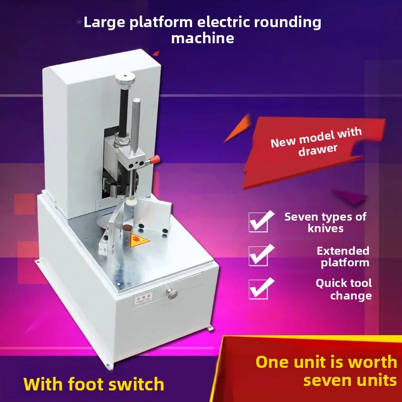 

Electric Round Corner Cutter Machine - Business Card & Tag Paper Rounding Tool for Namecard/Invitation
