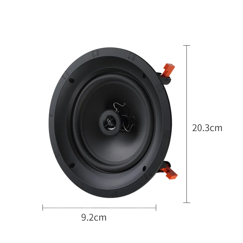 Беспроводной Bluetooth потолочный динамик аудитория для дома, гостиной, фоновый музыкальный набор, потолочный встроенный динамик объемного звучания