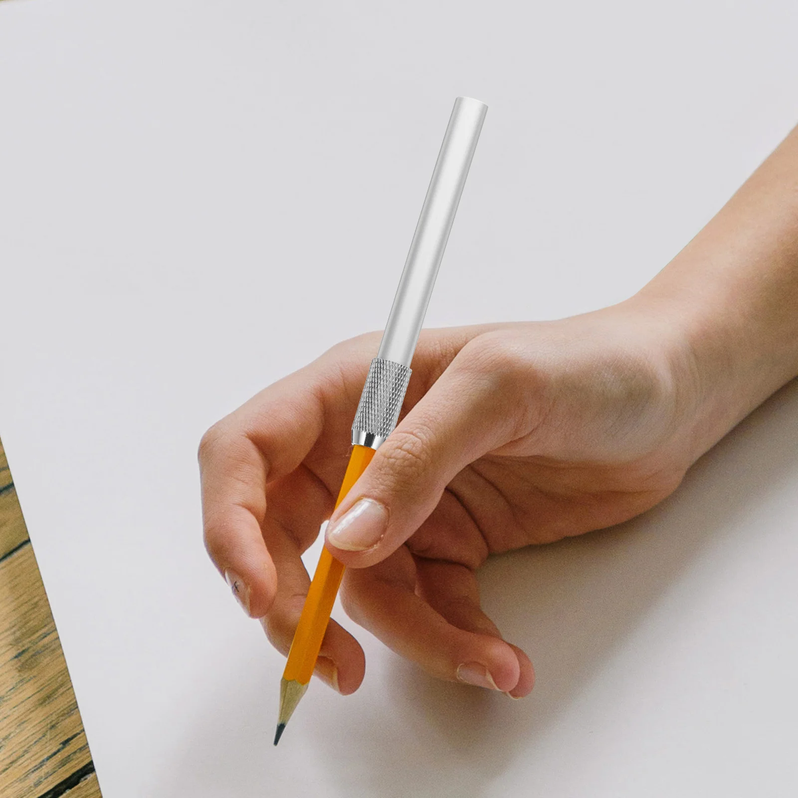 

5Pcs Metal Pencil Extender Holder Pencil Lengthener Portable Art Crayon Extension Drawing Extender Tool for Colored Pencils