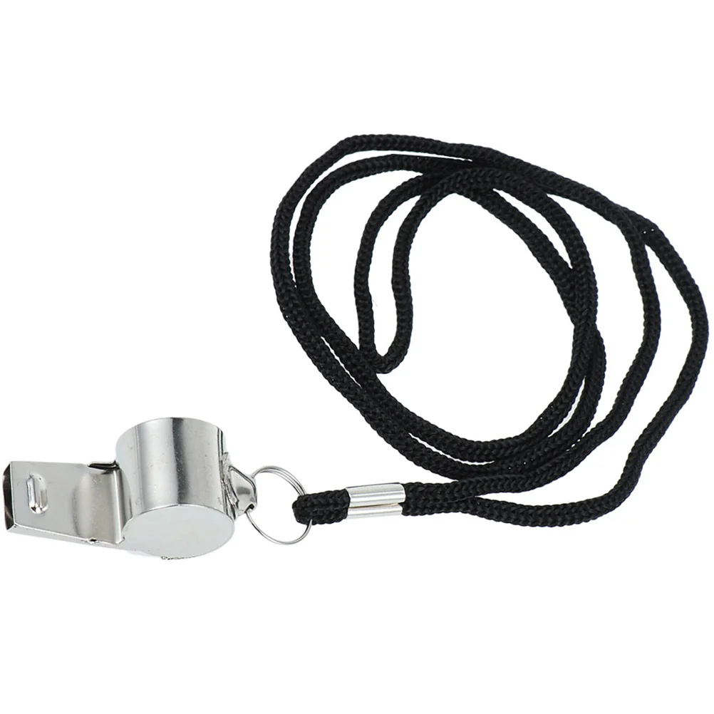 

4Pcs Durable Metal Referee Whistles High Frequency Keychain Emergency Outdoor Sports Referee Whistle Emergency Whistle