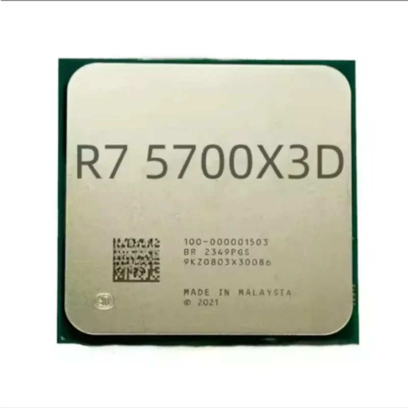 7 5700X3D 3GHz 8 Core 16 Threads 96MB 100-000001503