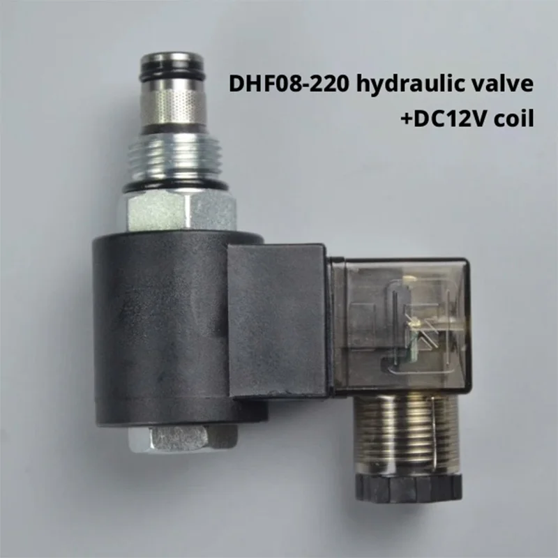 DHF08-220 SV08-20 LSV-2NCP Hydraulic thread insertion two position two normally closed solenoid valve DC12V/DC24V/AC220V 250bar