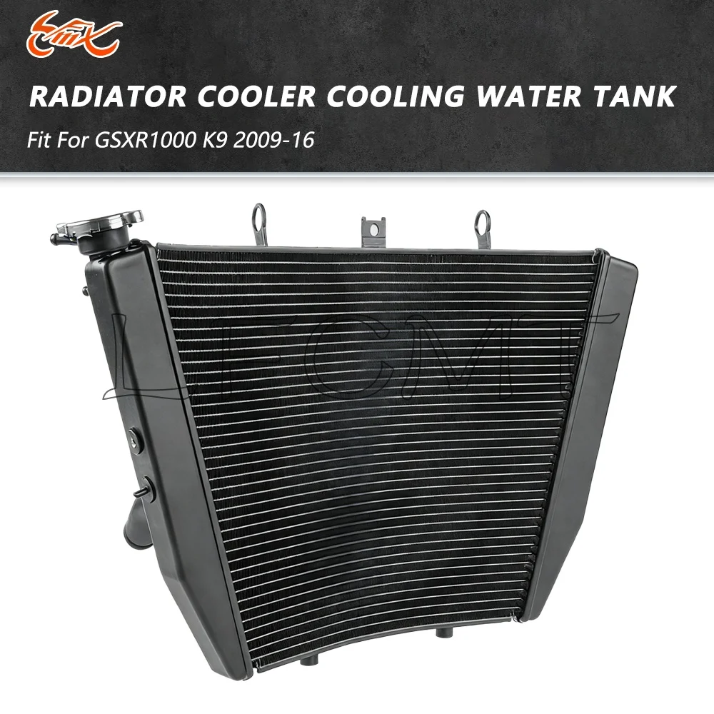 Fit For GSXR1000 G-SXR1000 K9 2009-2016 2010 2011 2012 2013 2014 Motorcycle Engine Radiator Coolant Cooler Cooling Water Tank