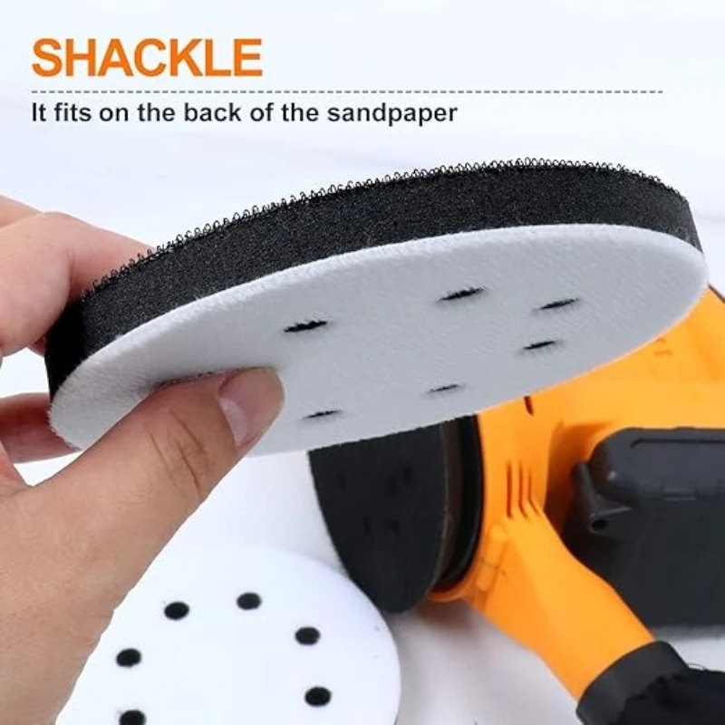 Pneumatic Grinder Sponge Cushion Self-adhesive Sandpaper Polishing Disc Lining Protective Pad for Rotary Tool Shock-absorbing