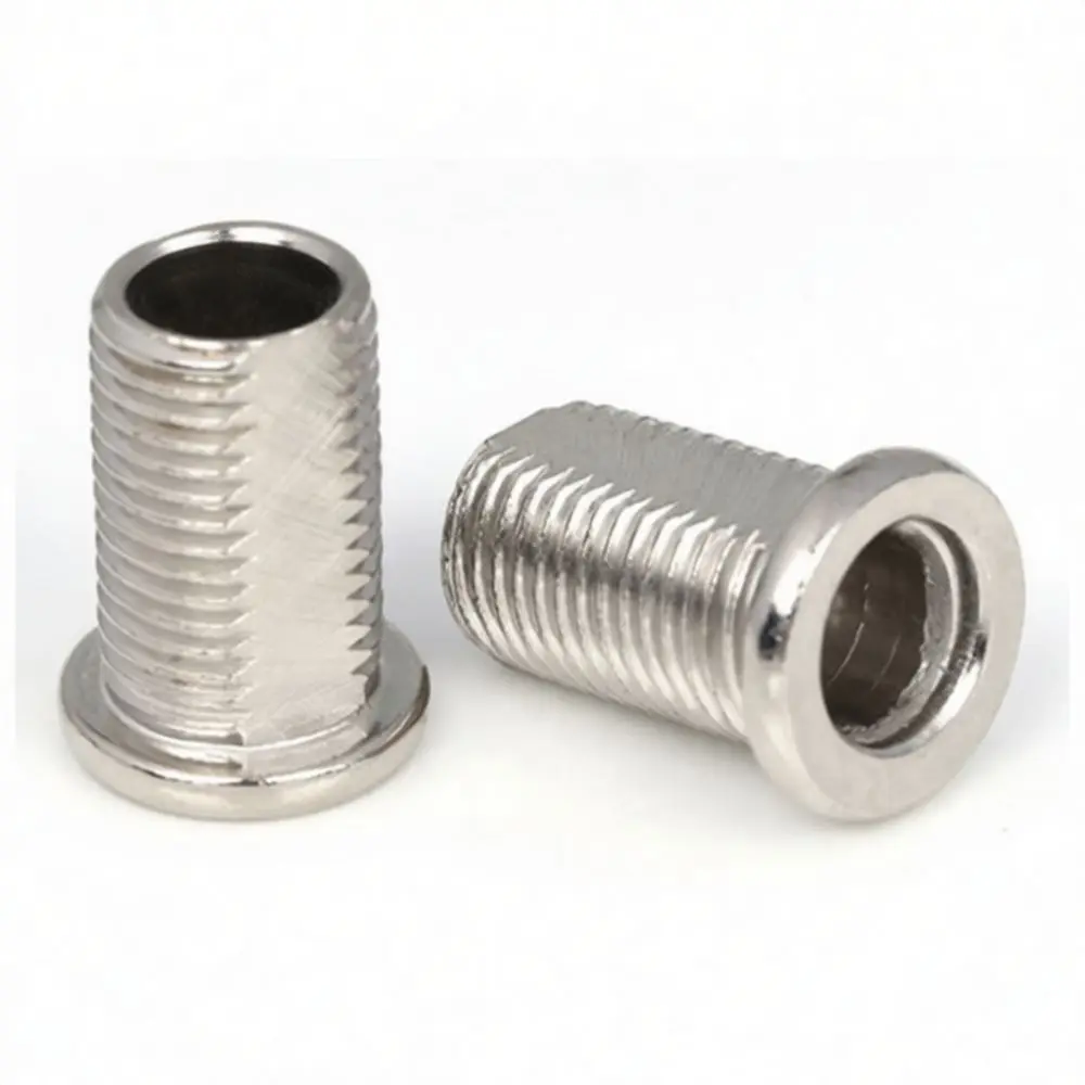 For For JINGUTE Nickel Plated Hollow Screw Fine Thread T Shape Bolt Fastener Round Head Lighting Equipment Assembly Components