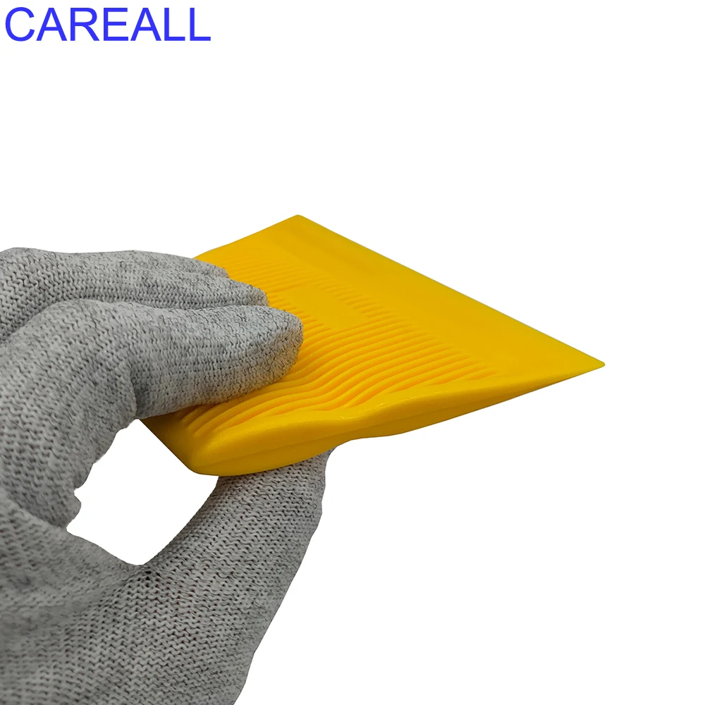 CAREALL – raclette trapézoïdale souple et dure, accessoires de voiture, outil de nettoyage de teinte de fenêtre, essuie-glace d'application de Film en Fiber de carbone