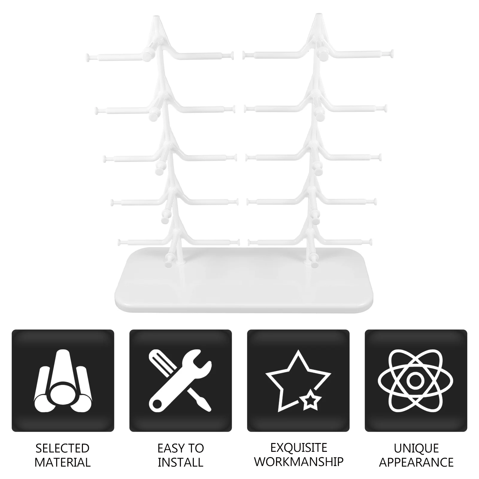 

Sunglasses Rack ABS Glasses Holder St ganizer Storage 10Pairs Sunglasses St Jewelry Packaging Display Tool