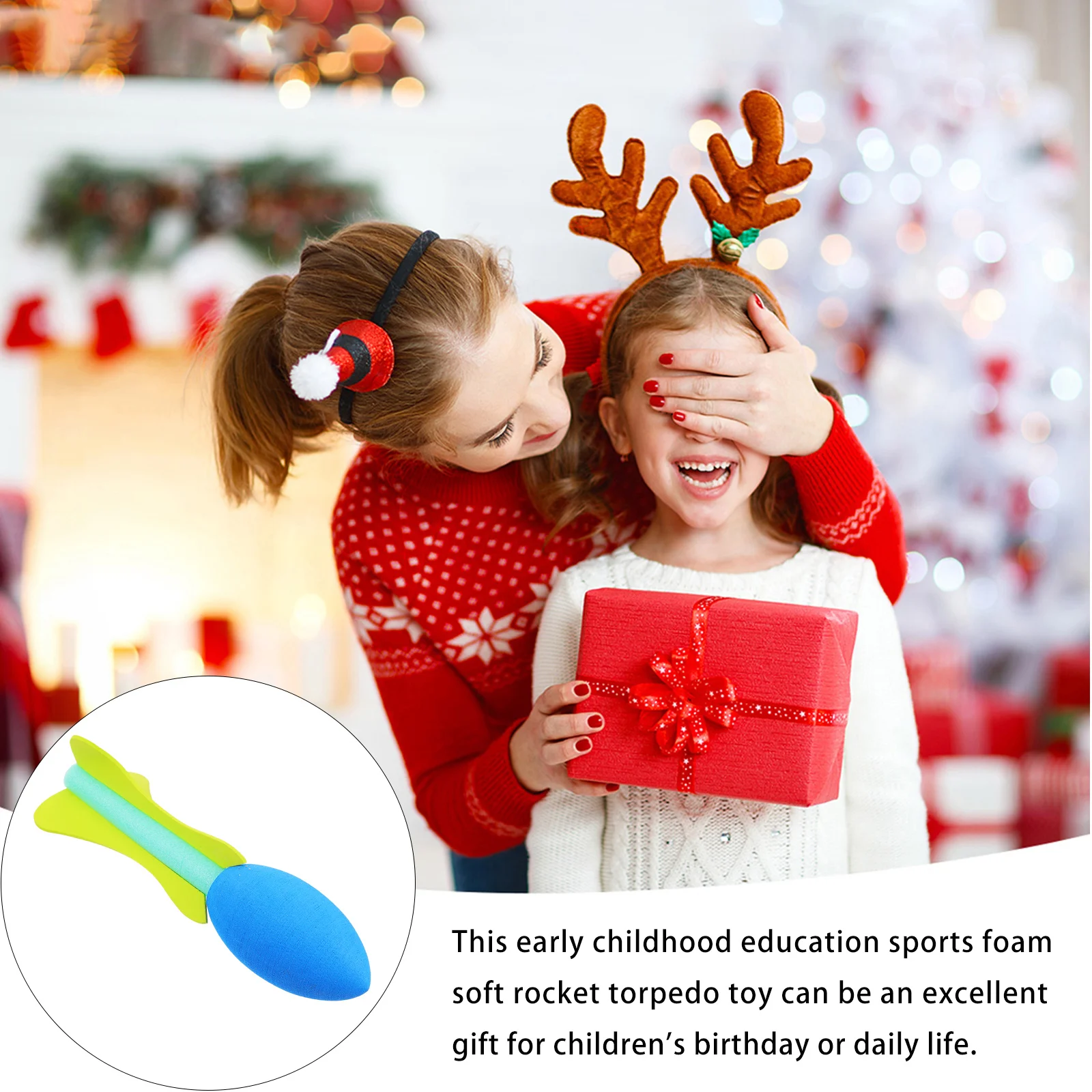 1pc Soft Educational Rocket Lightweight Flying Throwing Outdoor Indoor Play Launcher For Kids Children Casual Fun Party Favors