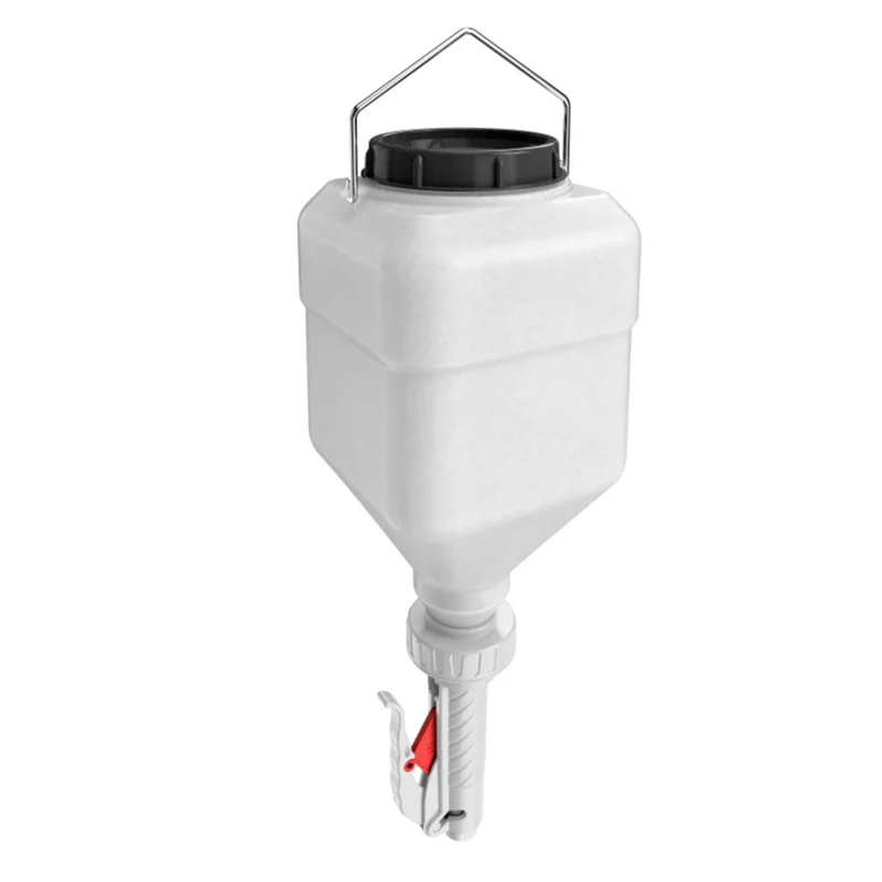 

ABJI-Hanging Sauce Dispenser For Mustard, Salad, Ketchup, Mayonnaise 5.5L Large Capacity