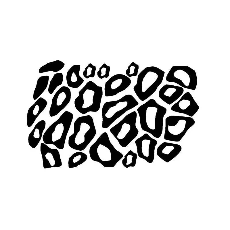Minimalist Leopard Print Vinyl Sticker Animal Pattern Waterproof Decal For Automobile Motorcycle Exterior Personal Decor